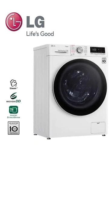 Стиральные машины: Стиральная машина LG с фронтальной загрузкой - Технология Steam — 1