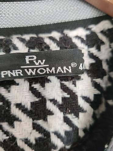 Женские брюки: Бомбер утеплённый драп с кожаной отделкой б/у а отличном состоянии — 3