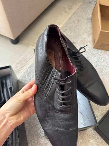 Мужские туфли, 44, Новый, цвет - Черный, Самовывоз