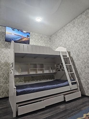 Керебеттер: Эки ярустуу керебет, Колдонулган, Жылдырма системасы бар — 2