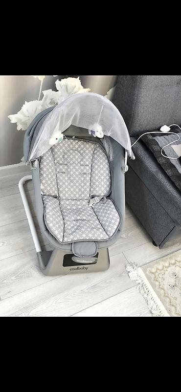 шизлонг детский: Детский комплект: Манеж белого цвета кроватка-трансформер с — 5