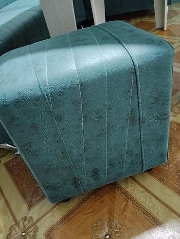 диваны 3 2 1: Кухонный мягкий уголок, цвет - Зеленый — 4