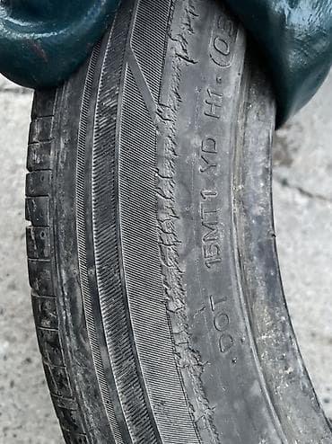 1: Шины 215 / 55 / R 17, Лето, Б/у, 1 шт, Легковые, Корея, Hankook — 2