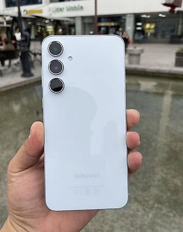 aiphone 5: Samsung Galaxy A55 5G, Б/у, 128 ГБ, цвет - Голубой, 1 SIM — 1