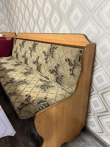 мебел табылга: Ашкана үчүн жумшак бурчек, ЛДСП, түсү - Саргыч боз — 2