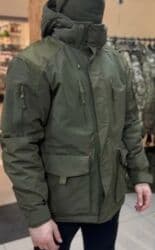 Үлпөт көйнөктөрү жана аксессуарлар: Мужская зимняя куртка-парка тактического бесплатное доставка - — 10