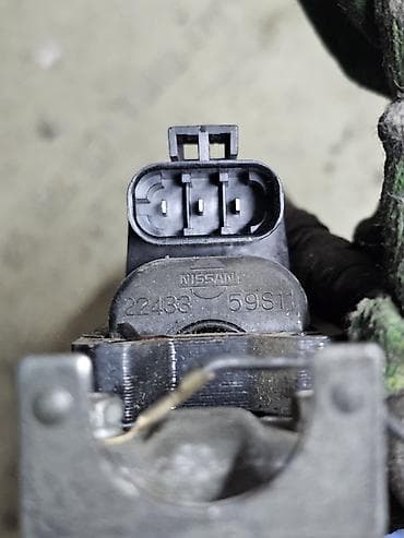 Кыймылдаткыч тетиктери жана чогултулган моторлор: От алдыруу катушкасы Nissan 1990 г., Колдонулган, Оригинал, Германия — 3