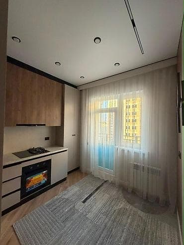 Недвижимость: 1 комната, 42 м², Джал мкр (в т.ч. Верхний, Нижний, Средний) 9 этаж, Евроремонт — 3