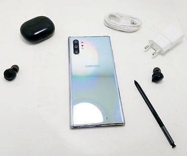 iphone kg: Samsung Note 10 Plus, Б/у, 256 ГБ, цвет - Серебристый, 1 SIM — 5