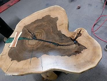 Бычуучу столдор: Авторская мебель и декор из массива дерева с эпоксидной смолой - — 3