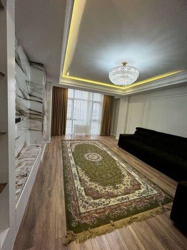 квартира в районе ошского рынка: 2 бөлмө, 85 кв. м, Элитка, 3 кабат, Дизайнердик ремонт — 3