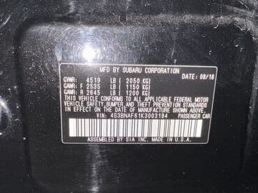 продаю авто с последующим выкупом: Subaru Legacy: 2018 г., 2.5 л, Вариатор, Бензин, Седан — 9