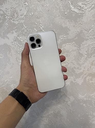 IPhone 12 Pro Max, Б/у, 256 ГБ, Белый, 77 %