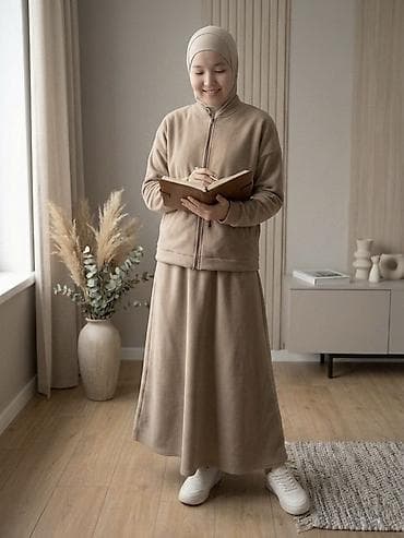 кофта юбка: Костюм с юбкой, Модель юбки: Трапеция, Миди, Кофта, Стандарт — 5