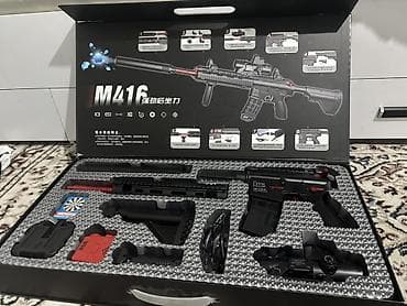 ice glock купить: Игрушечный автомат M416 (гелевый бластер) б/у Комплектация набора: - — 3