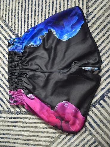 Спортивные шорты, Свободная, Укороченная модель, M — 2