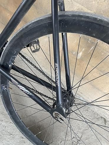 черная форма: Городской фикс/синглспид велосипед JXF Road - Рама и вилка: стальная — 2