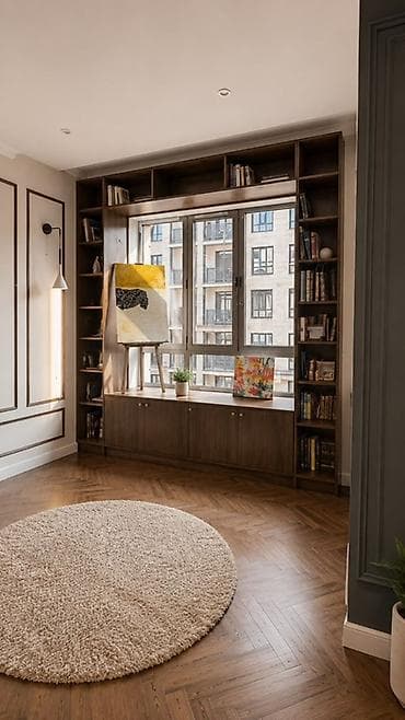 с выходом на речку: 4 комнаты, 141 м², Асанбай мкр Индивидуалка, 12 этаж, Дизайнерский ремонт — 5