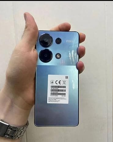 blulory glifo 7 pro: Poco M6 Pro, цвет - Голубой — 1