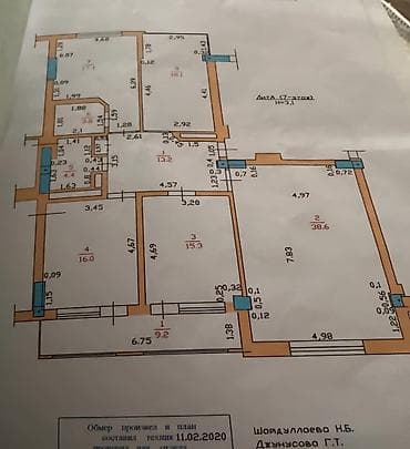 batir service: 4 комнаты, 140 м², Элитка, 7 этаж, Евроремонт — 3