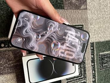 IPhone 14 Pro, Б/у, 256 ГБ, Черный, Защитное стекло, Коробка, 79 % at lalafo.kg IPhone 14 Pro, Б/у, 256 ГБ, Черный, Защитное стекло, Коробка, 79 %