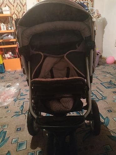 коляска сатам: Коляска, цвет - Коричневый, Б/у — 4