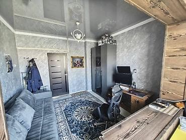 можно обмен: 2 комнаты, 46 м², Аламедин-1 мкр 105 серия, 5 этаж, Свежий ремонт — 10