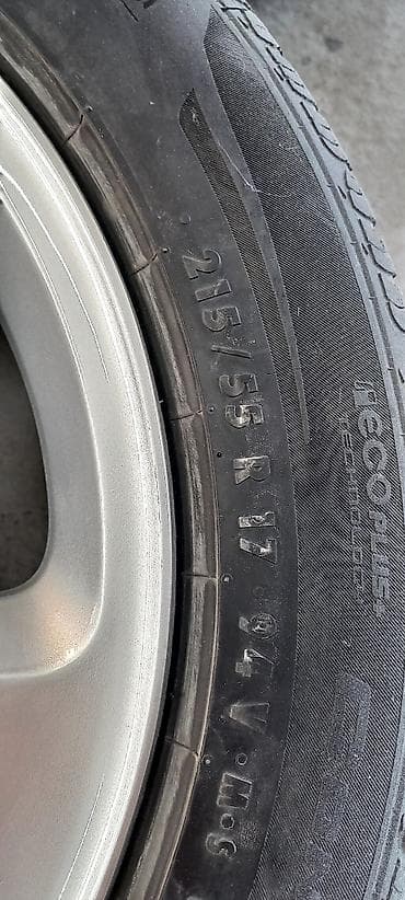 255 65 17: Комплект оригинальных дисков Mercedes для W210 (E‑класс) с шинами. - — 2