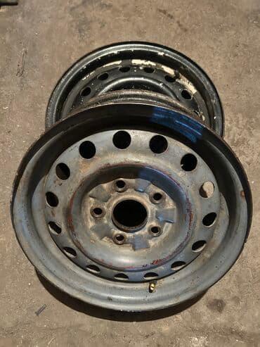 колесо маз: Железные Диски R 14 Пара, отверстий - 5, Б/у — 2