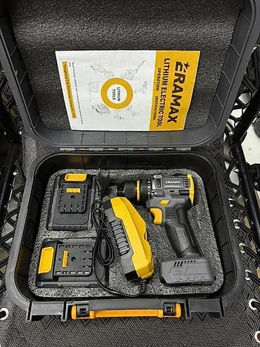 Электр шаймандары: Аккумуляторная дрель-шуруповерт ERAMAX ER-48V (бесщеточная) — 2
