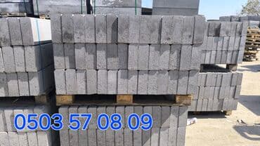 брусчатка бишкек дом брусчатки'' тротуарная плитка бордюры бишкек: Дорожный бордюр, Прессованный, Бетонный, Новый — 4