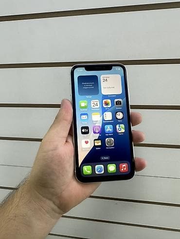 IPhone Xr, Б/у, 128 ГБ, Белый, Защитное стекло, Чехол, 73 % — 2