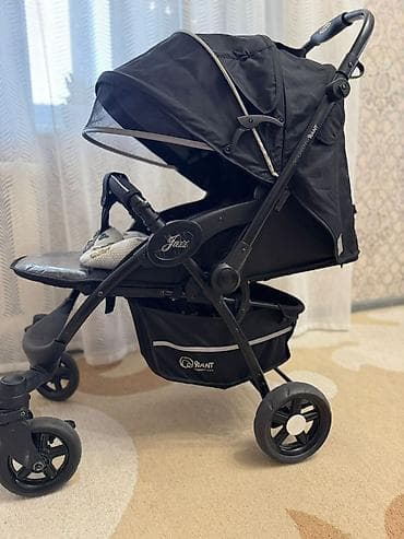 ручной калеска: Коляска, Другой бренд, цвет - Черный, Б/у, Самовывоз — 1