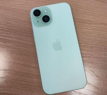 Мобильные телефоны и аксессуары: IPhone 15, Б/у, 128 ГБ, Зеленый, Чехол, Кабель, Коробка, 100 % — 3