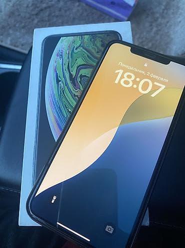iphone 14 pri: IPhone Xs Max, Б/у, 256 ГБ, Jet Black, Защитное стекло, Чехол, Коробка — 8