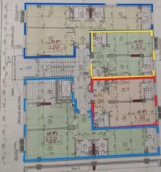 калыс ордодон квартира керек: 1 бөлмө, 48 кв. м, Элитка, 7 кабат, ПСО (өзү оңдоп түзөтүп бүтүү үчүн) — 6