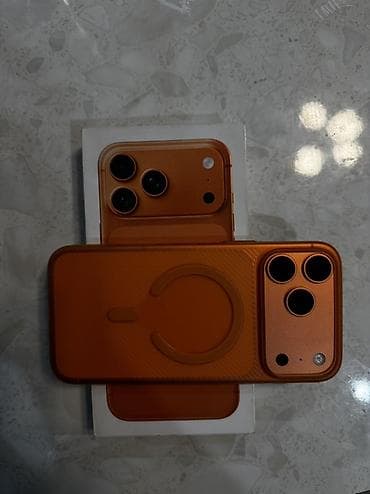 айфон б: IPhone 17 Pro Max, 512 ГБ, Оранжевый, 100 % — 1