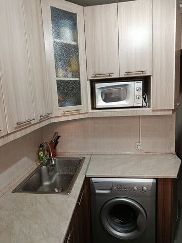 бишкеке 3комнатный квартиру: 3 комнаты, 52 м², 104 серия, 1 этаж, Евроремонт — 7