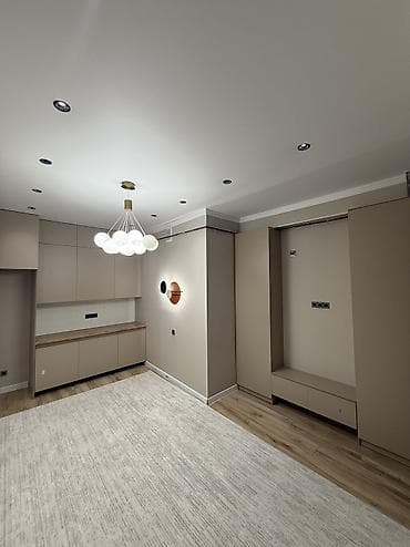 район кант: 1 комната, 42 м², Элитка, Тунгуч мкр Элитка, 13 этаж, Евроремонт — 3