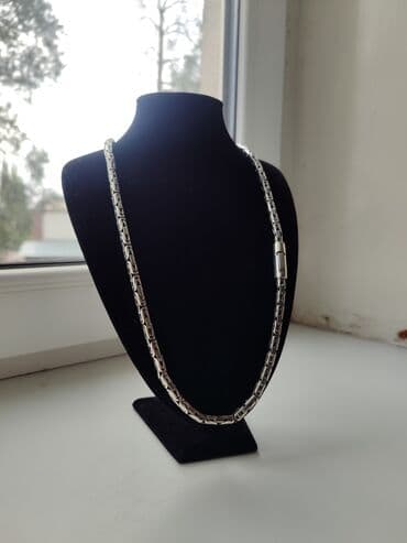 продаю золотую цепочку: Серебряная цепь Лисий Хвост Серебро 925 проба Ручная работа Цепь — 3