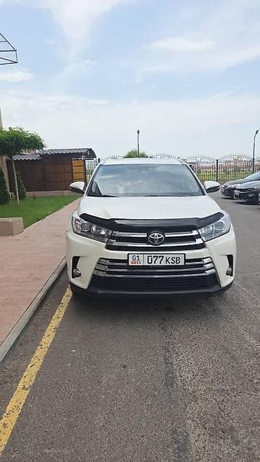 виш капот: Toyota Highlander: 2018 г., 3.5 л, Автомат, Гибрид, Кроссовер — 1
