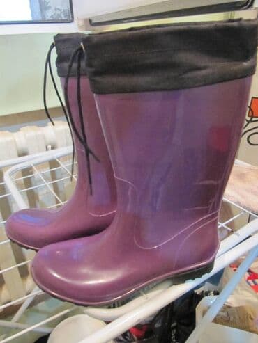 сапоги зимние женские натуральная кожа натуральный мех распродажа: Резиновые сапоги, 37, Новый — 1