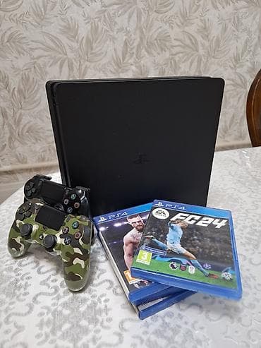 хбокс 360 слим: PlayStation 4 Slim, 1 ТБ. Комплектация: - Приставка PS4 Slim на 1 TB — 1