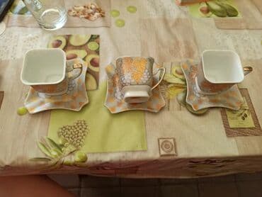 Ковролин: Чайный, кофейный набор В упаковке подарочный 1400 сом, 3 чашечки- 350 — 3