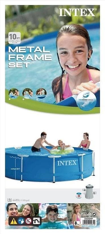 Каркасный бассейн от 5500 сом Intex Metal Frame Set - Тип: наземный — 4