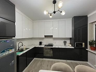 2 комнаты, 68 м², Кок-Жар мкр 106 серия улучшенная, 9 этаж, Евроремонт