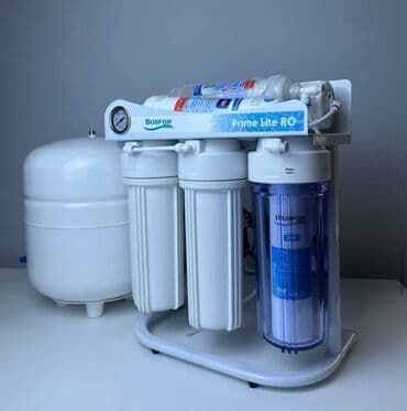 Фильтр для питьевой воды, Кол-во ступеней очистки: 7, Бесплатная установка, Объем бака: 10 литров, Тип очистки: Система обратного осмоса, Бренд: Bosfor