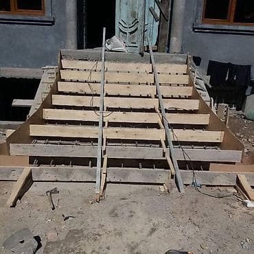 шкаф для дома и офиса: Бетонная лестница Наружные, Форма лестницы: Винтовая — 7