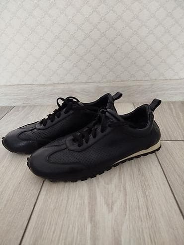 nike react: Женские кожаные кеды(кэжуал/спортивный стиль) - Цвет: черный, матовая — 2