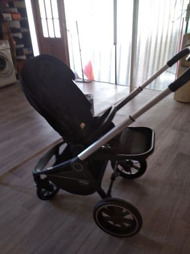 отдам даром прогулочную коляску: Коляска, цвет - Черный, Б/у — 11